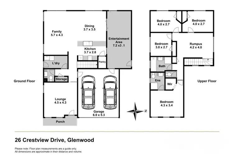 Floorplan of Homely house listing, 26 Crestview Drive, Glenwood NSW 2768