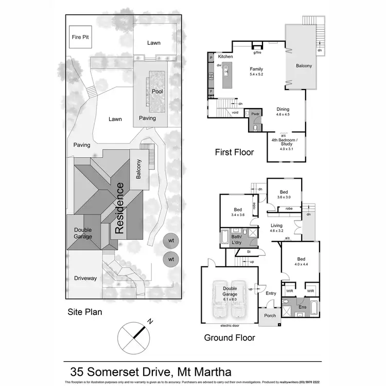 Floorplan of Homely house listing, 35 Somerset Drive, Mount Martha VIC 3934