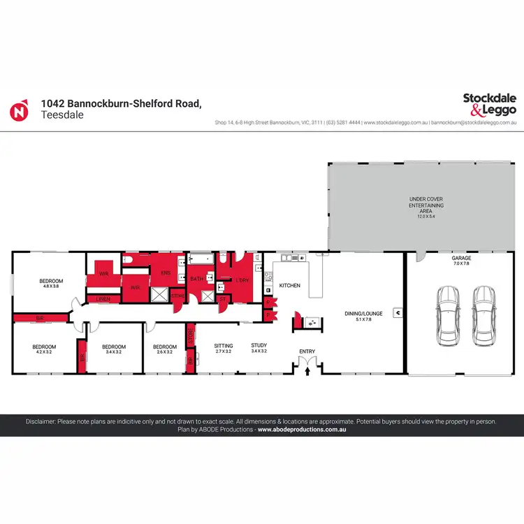 Floorplan of Homely house listing, 1042 Bannockburn Shelford Road, Teesdale VIC 3328