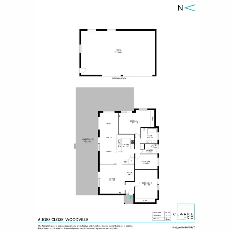 Floorplan of Homely house listing, 6 Joes Close, Woodville NSW 2321