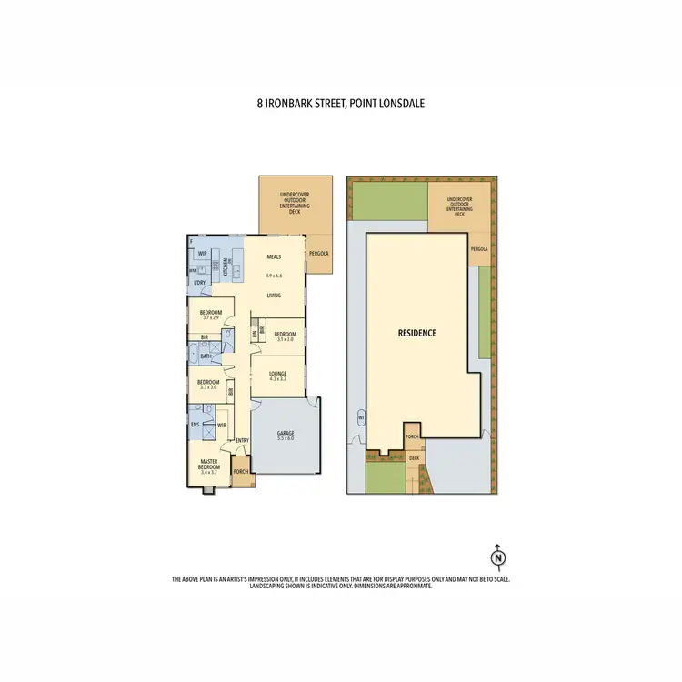 Floorplan of Homely house listing, 8 Ironbark Street, Point Lonsdale VIC 3225