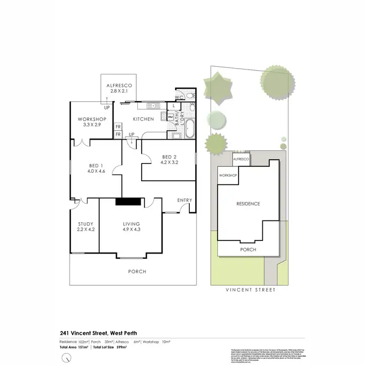 Floorplan of Homely house listing, 84 Loftus Street, West Perth WA 6005