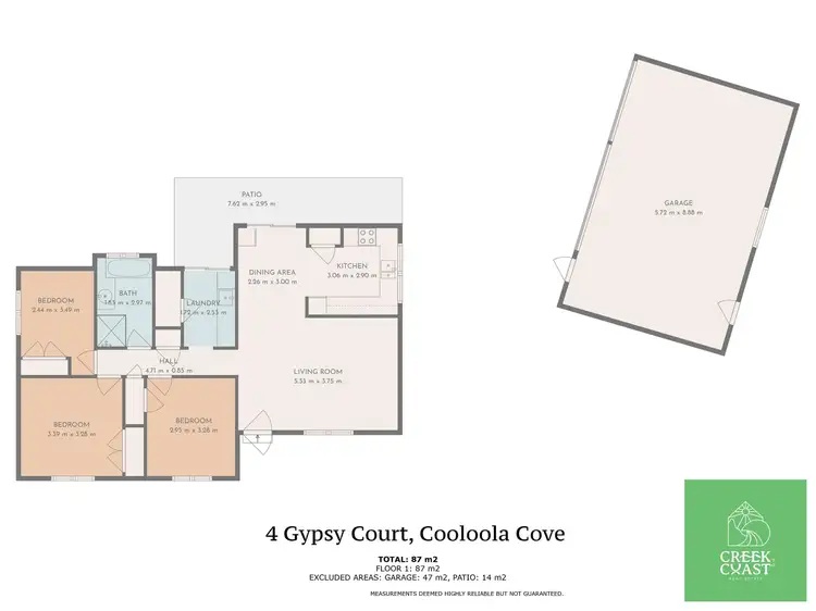 Floorplan of Homely house listing, 4 Gypsy Court, Cooloola Cove QLD 4580