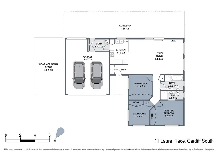 Floorplan of Homely house listing, 11 Laura Place, Cardiff South NSW 2285