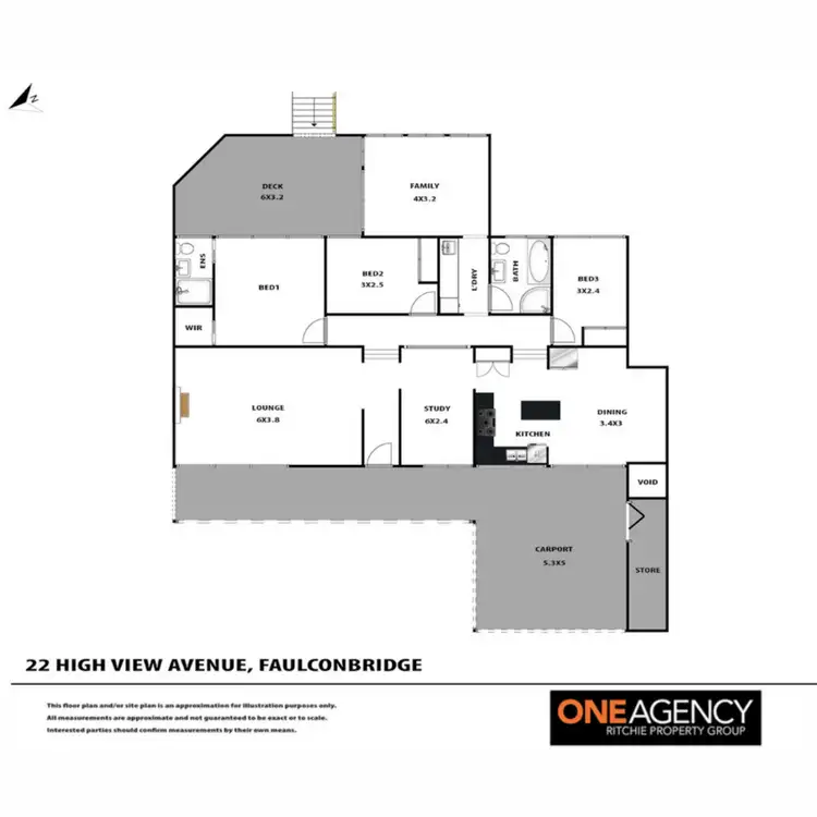 Floorplan of Homely house listing, 22 Highview Avenue, Faulconbridge NSW 2776