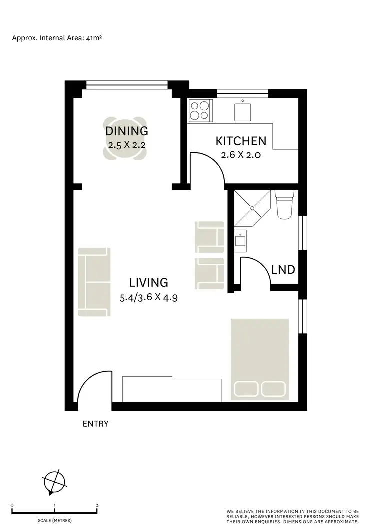 Floorplan of Homely studio listing, 3/10 Royston Street, Darlinghurst NSW 2010