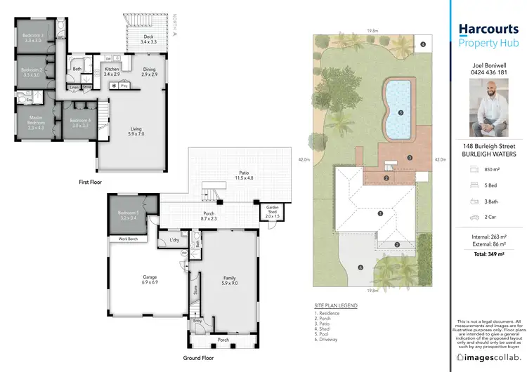 Floorplan of Homely house listing, 148 Burleigh Street, Burleigh Waters QLD 4220