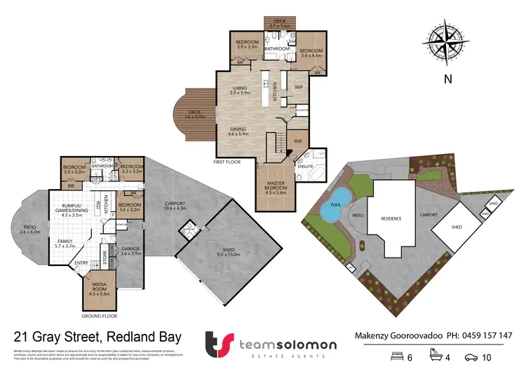 Floorplan of Homely house listing, 21 Gray Street, Redland Bay QLD 4165