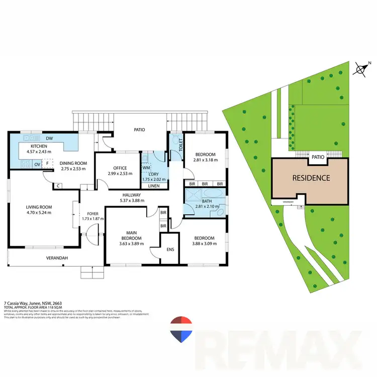 Floorplan of Homely house listing, 7 Cassia Way, Junee NSW 2663