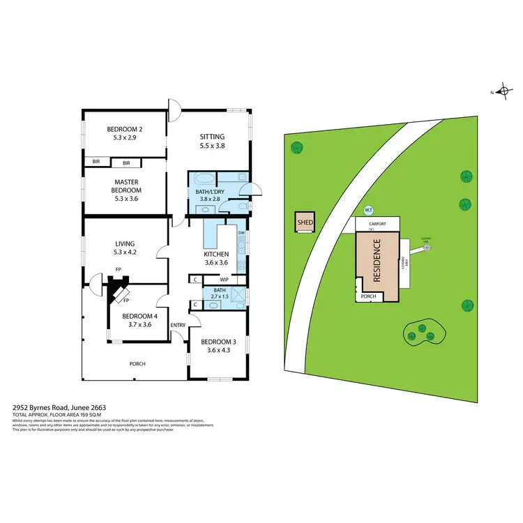 Floorplan of Homely house listing, 2952 Byrnes Road, Junee NSW 2663