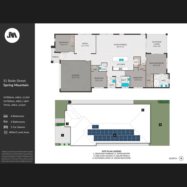 Floorplan of Homely house listing, 31 Bolte Street, Spring Mountain QLD 4300