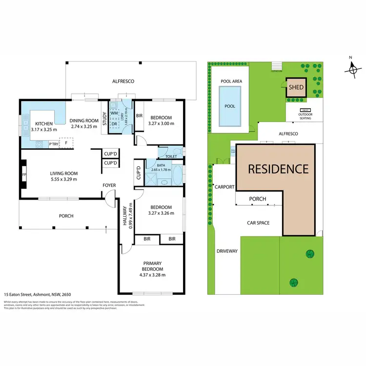 Floorplan of Homely house listing, 15 Eaton Street, Ashmont NSW 2650