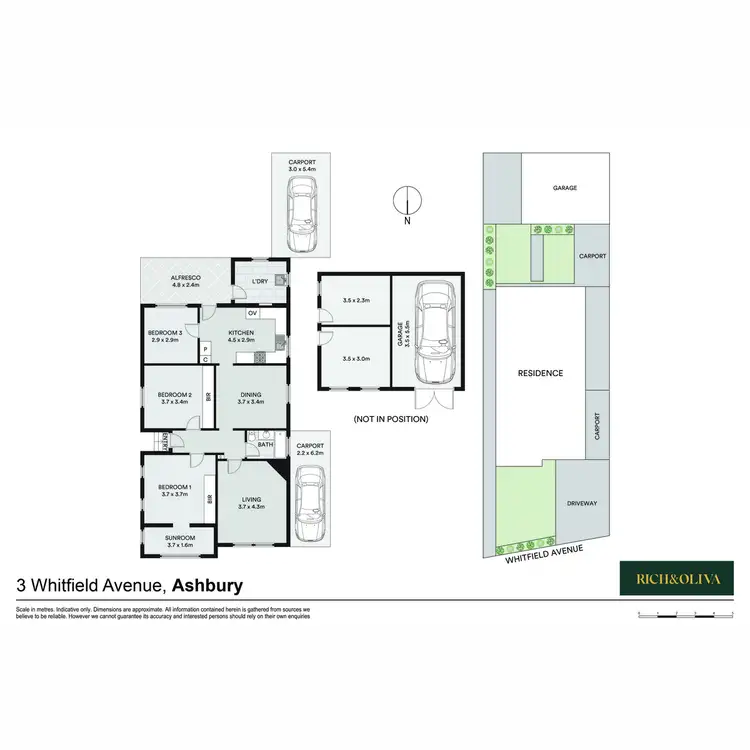 Floorplan of Homely house listing, 3 Whitfield Avenue, Ashbury NSW 2193