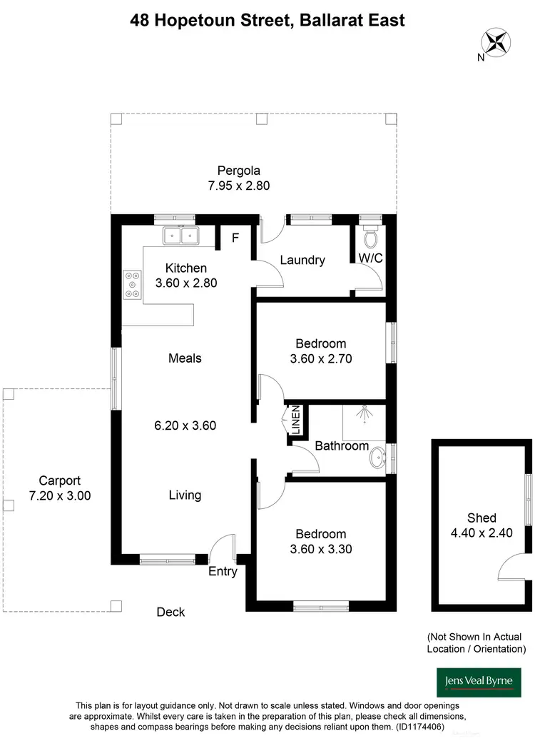 Floorplan of Homely house listing, 48 Hopetoun Street, Ballarat East VIC 3350
