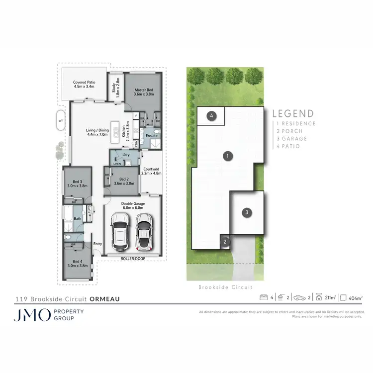 Floorplan of Homely house listing, 119 Brookside Circuit, Ormeau QLD 4208