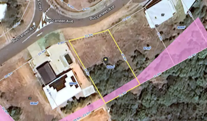 Floorplan of Homely land listing, 31 Buccaneer Avenue, Lammermoor QLD 4703