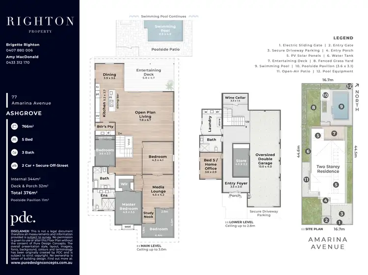 Floorplan of Homely house listing, 77 Amarina Avenue, Ashgrove QLD 4060