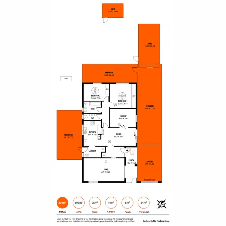 Floorplan of Homely house listing, 14 Ramsay Way, Para Hills West SA 5096