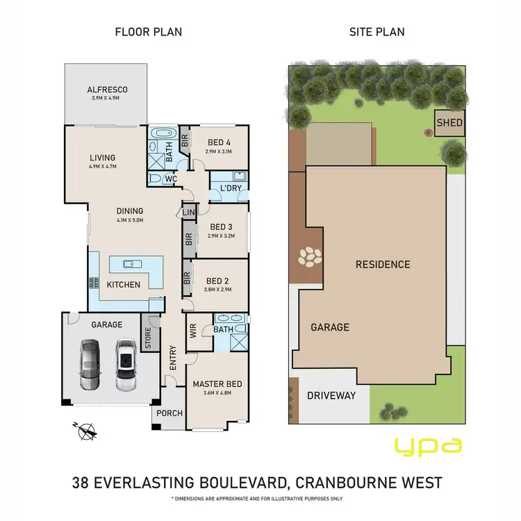 Floorplan of Homely house listing, 38 Everlasting Boulevard, Cranbourne West VIC 3977