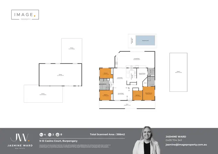 Floorplan of Homely house listing, 9-13 Casino Court, Burpengary QLD 4505