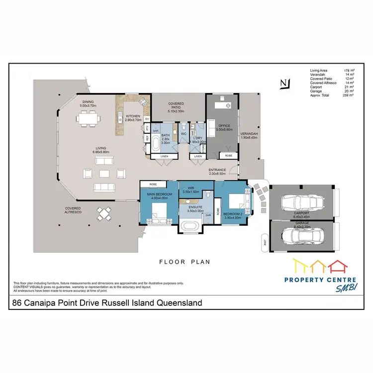 Floorplan of Homely house listing, 86 Canaipa Point Drive, Russell Island QLD 4184
