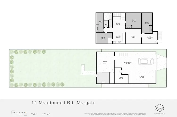Floorplan of Homely house listing, 14 Macdonnell Road, Margate QLD 4019