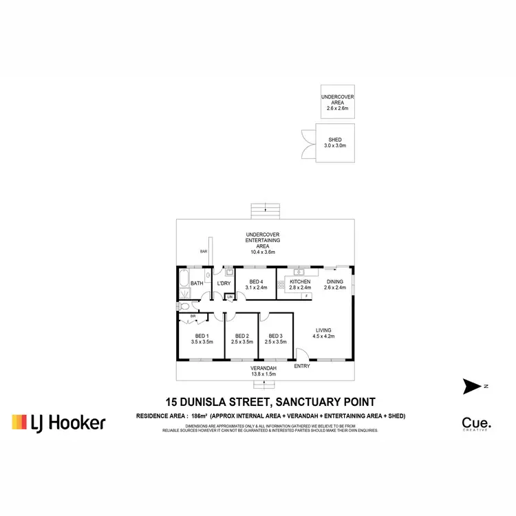 Floorplan of Homely house listing, 15 Dunisla Street, Sanctuary Point NSW 2540