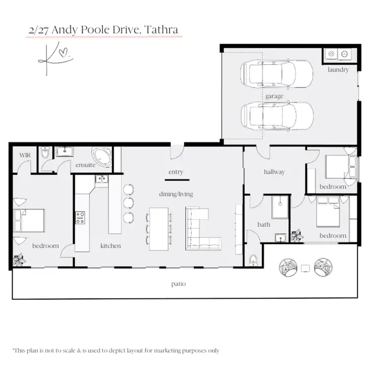 Floorplan of Homely apartment listing, 2/27 Andy Poole Drive, Tathra NSW 2550