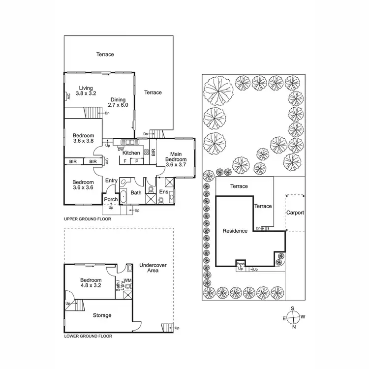 Floorplan of Homely house listing, 6 Grandview Terrace, Mount Martha VIC 3934
