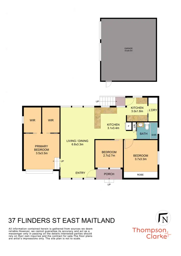 Floorplan of Homely house listing, 37 Flinders Street, East Maitland NSW 2323