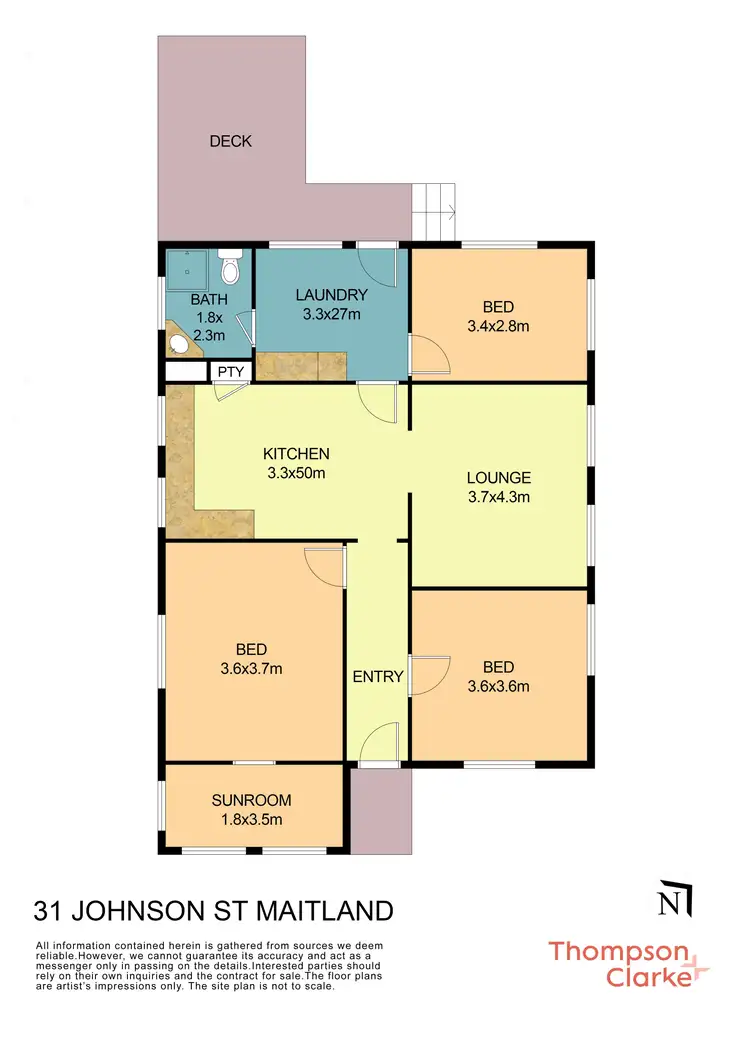 Floorplan of Homely house listing, 31 Johnson Street, Maitland NSW 2320