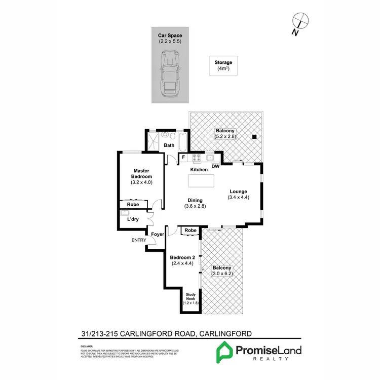 Floorplan of Homely apartment listing, 31/213-215 Carlingford Road, Carlingford NSW 2118