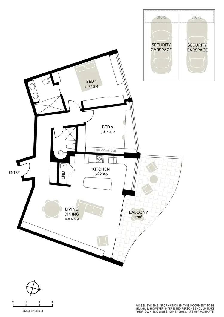 Floorplan of Homely apartment listing, 1703/184 Forbes Street, Darlinghurst NSW 2010
