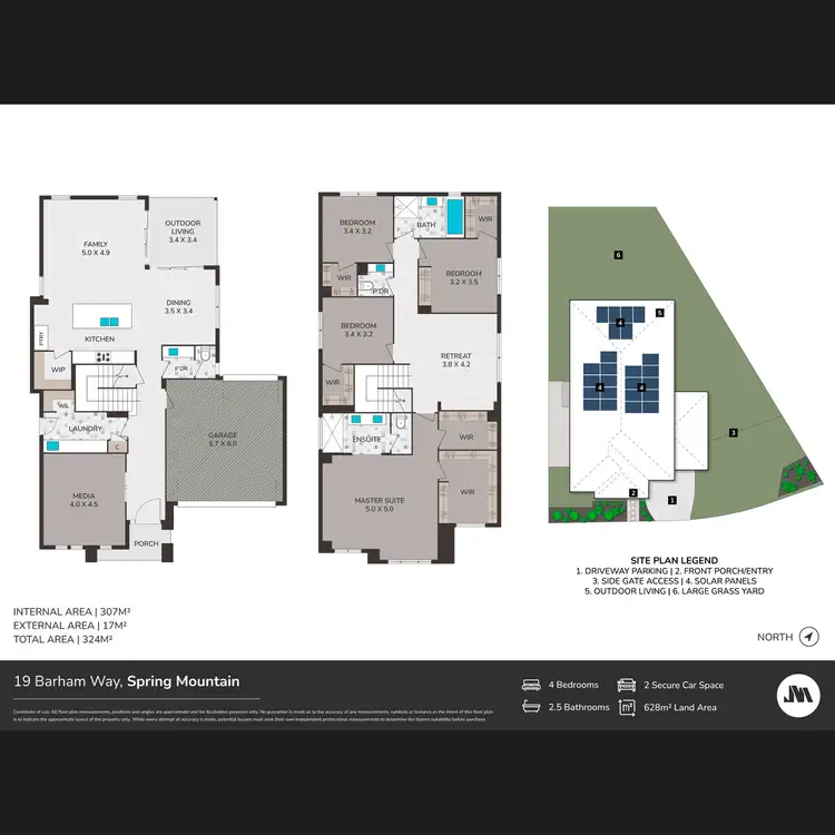 Floorplan of Homely house listing, 19 Barham Way, Spring Mountain QLD 4300