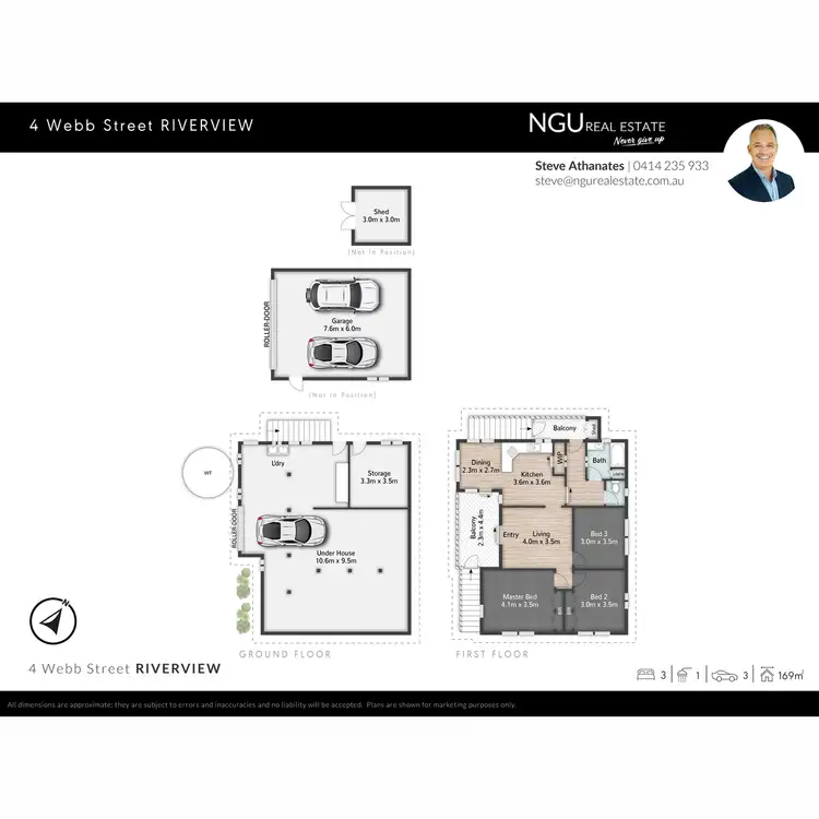 Floorplan of Homely house listing, 4 Webb Street, Riverview QLD 4303