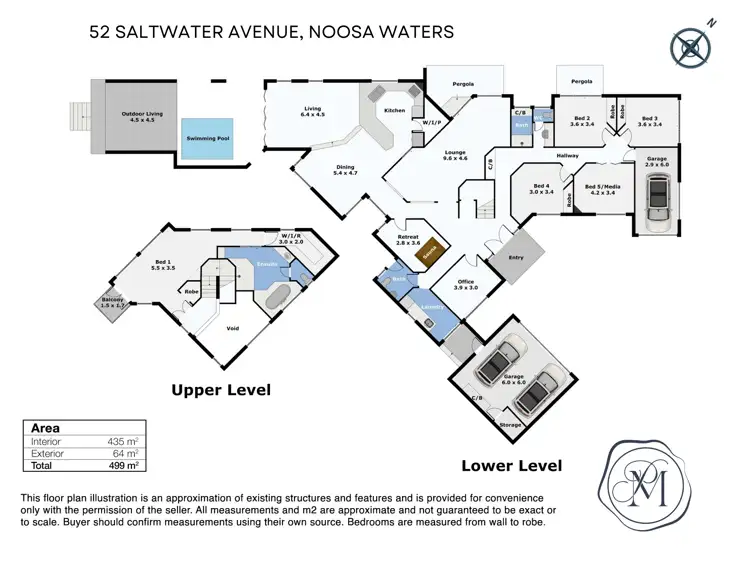 Floorplan of Homely house listing, 52 Saltwater Avenue, Noosa Waters QLD 4566
