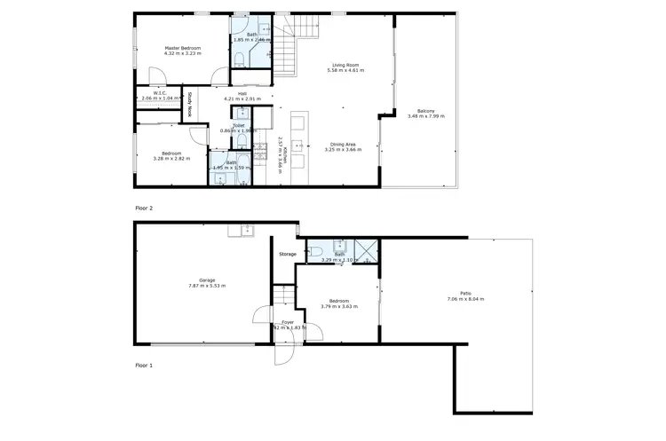 Floorplan of Homely townhouse listing, 5/46-48 Wambool Street, Bulimba QLD 4171