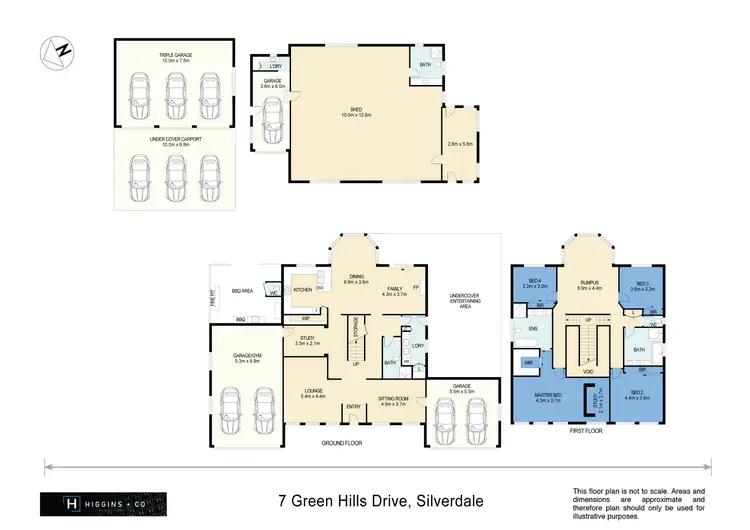 Floorplan of Homely house listing, 7 Green Hills Drive, Silverdale NSW 2752