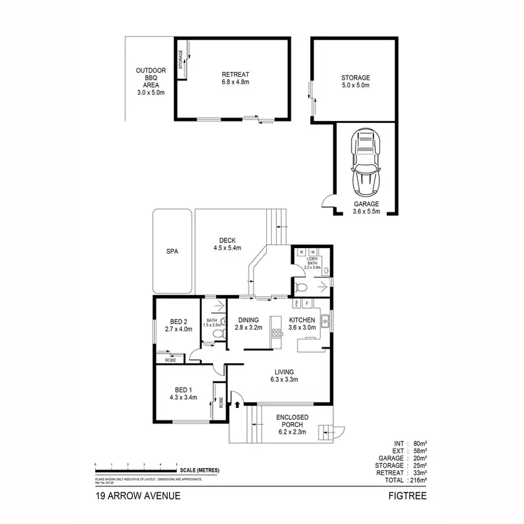 Floorplan of Homely house listing, 19 Arrow Avenue, Figtree NSW 2525
