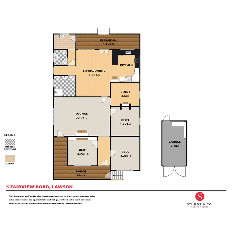 Floorplan of Homely house listing, 5 Fairview Road, Lawson NSW 2783