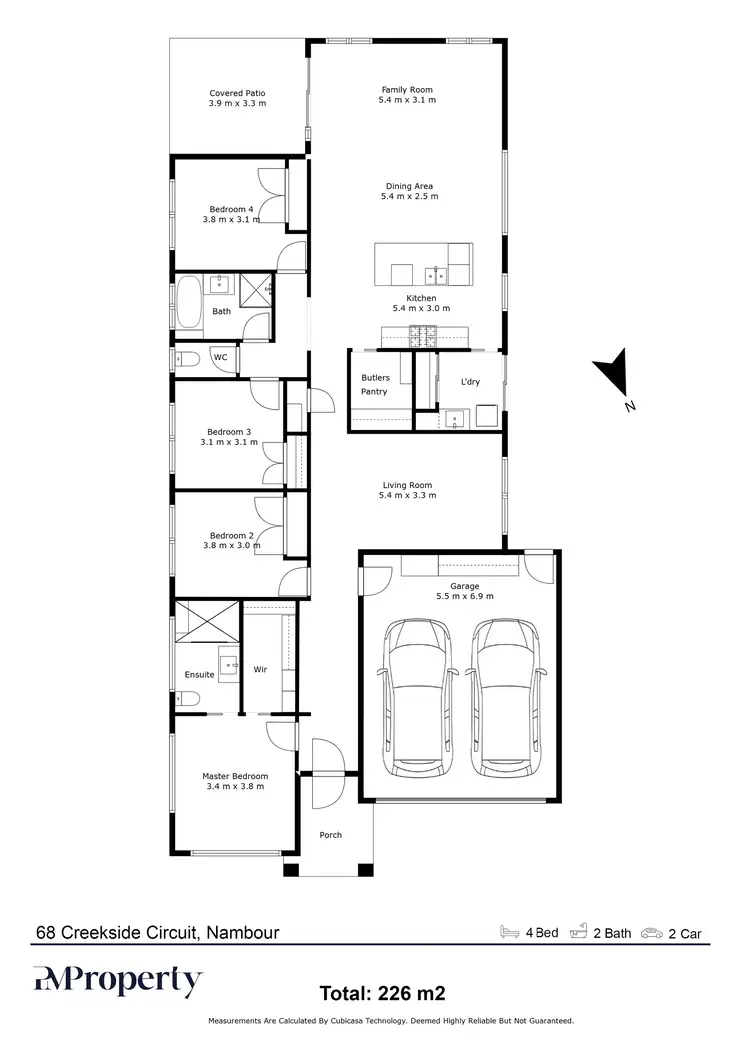 Floorplan of Homely house listing, 68 Creekside Circuit, Nambour QLD 4560