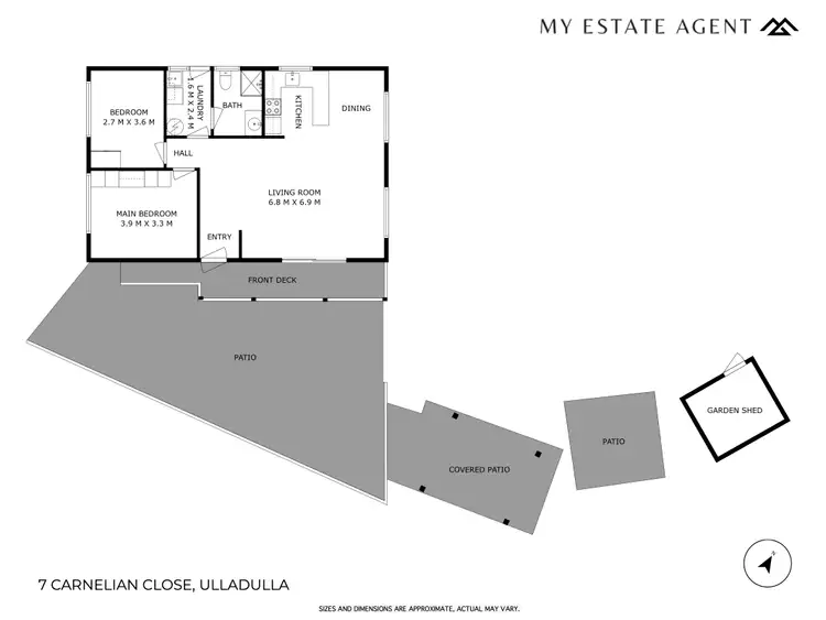Floorplan of Homely house listing, 7 Carnelian Close, Ulladulla NSW 2539