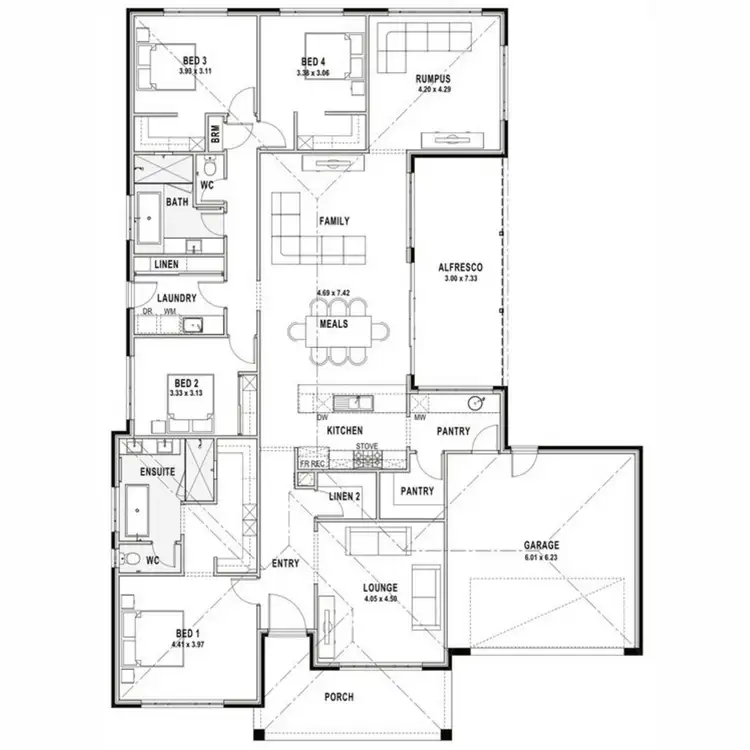 Floorplan of Homely house listing, 12 Tilbridge Street, Wangaratta VIC 3677