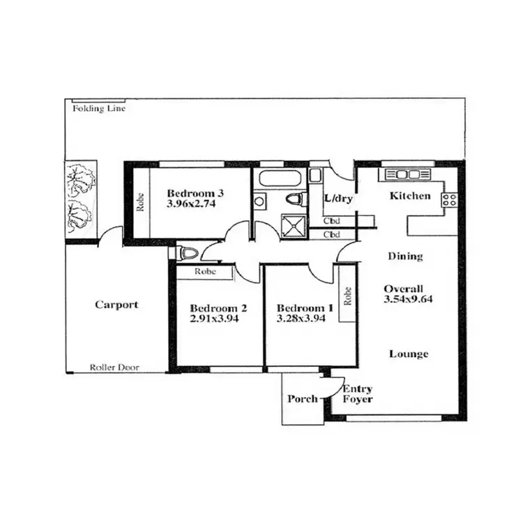Floorplan of Homely unit listing, 2/170 First Avenue, Royston Park SA 5070