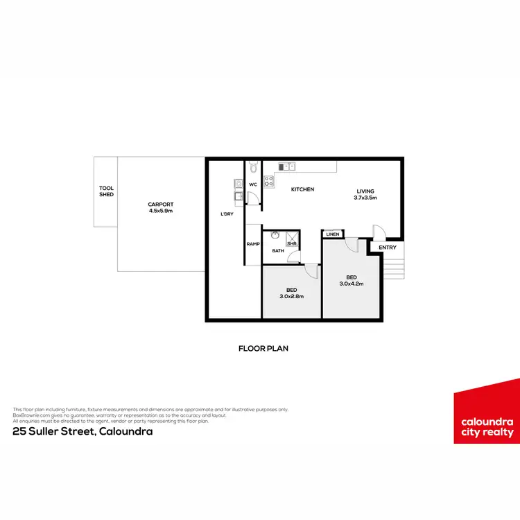 Floorplan of Homely house listing, 25 Suller Street, Caloundra QLD 4551