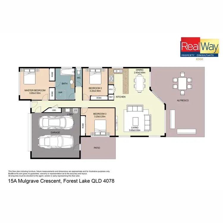 Floorplan of Homely house listing, 15A Mulgrave Crescent, Forest Lake QLD 4078