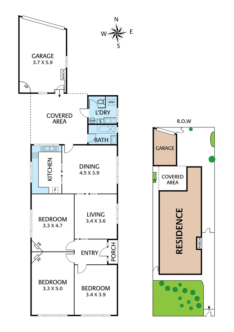 Floorplan of Homely house listing, 73 Albert Street, Brunswick East VIC 3057