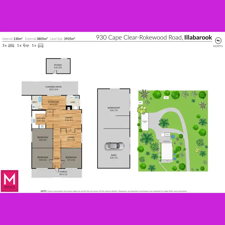 Floorplan of Homely house listing, 930 Cape clear Rokewood Road, Illabarook VIC 3351