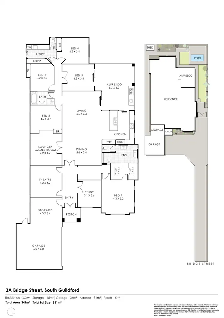 Floorplan of Homely house listing, 3a Bridge Street, South Guildford WA 6055
