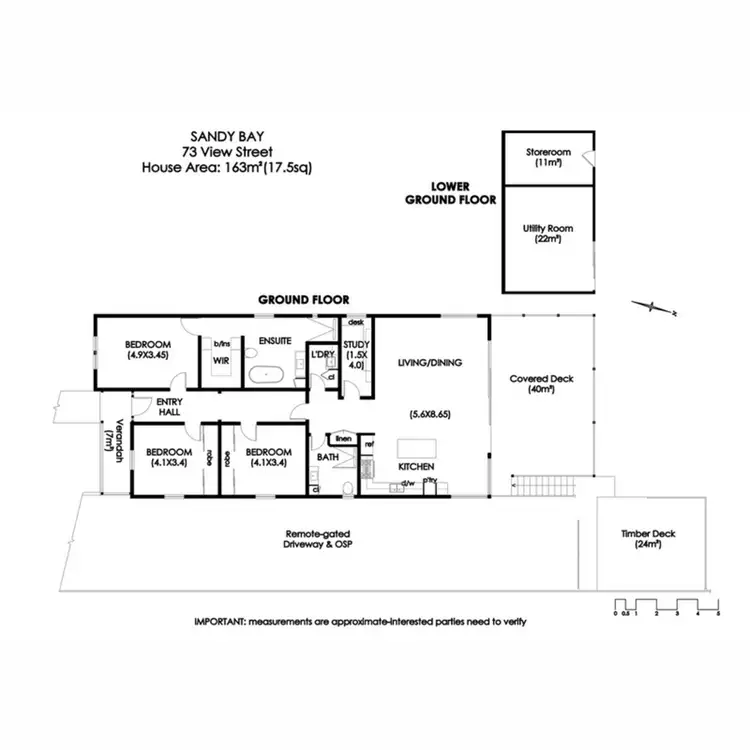 Floorplan of Homely house listing, 73 View Street, Sandy Bay TAS 7005